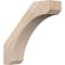 Ekena Millwork 5 1/2"W x 20"D x 20"H Legacy Smooth Knee Brace, Douglas Fir BRC06X20X20LEC00SDF - alternate 1